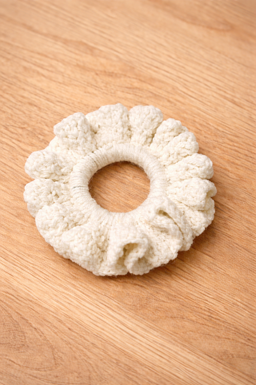 Handmade Crochet Scrunchies