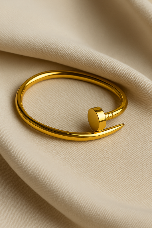 Golden Nail Bangle
